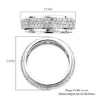 Luxus Diamant Anti-Stress Spinning Ring - 1 ct. image number 6