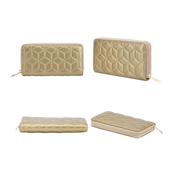 Brieftasche aus Kunstleder, Rosa image number 2