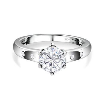 Moissanit Ring - 0,99 ct.