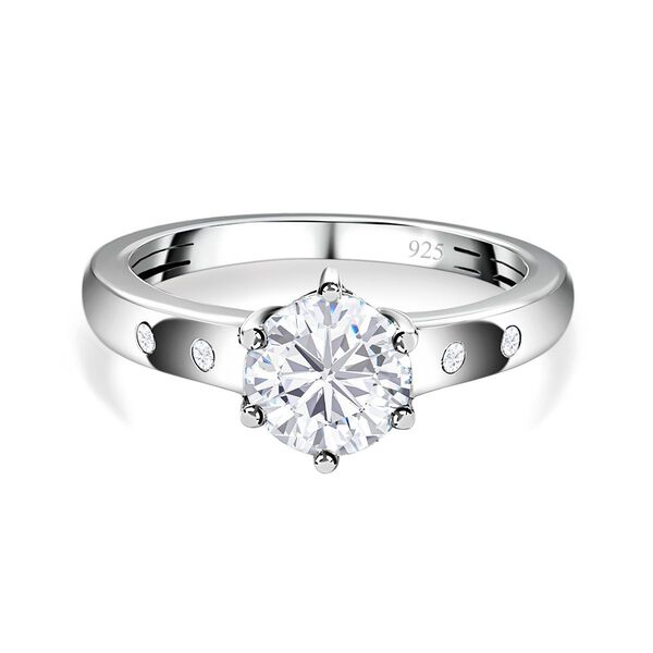 Moissanit Ring - 0,99 ct.