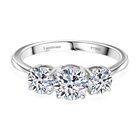 LUXURIANT DIAMOND - Lab Grown Diamant VS-GH SGL zertifiziert Ring 950 Platin (Größe 17.00) ca. 2.00 ct