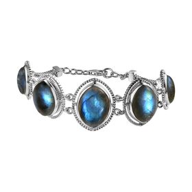 AAA Labradorit Armband, 19 cm, 47,88 ct.