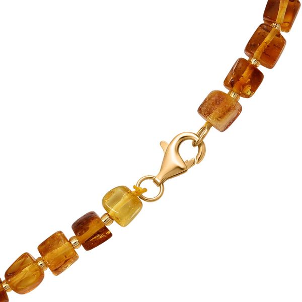 D'Joy Bernstein Halskette ca. 50 cm 925 Silber vergoldet image number 6