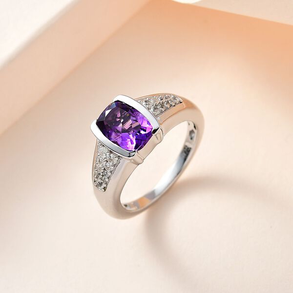 AA Marokkanischer Amethyst und Zirkon Ring - 2,47 ct. image number 2
