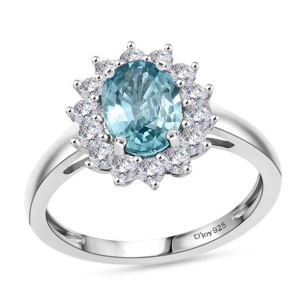 D'Joy AA blauer und weißer Zirkon Ring - 2,61 ct. image number 3