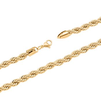 Kordel Halskette in Goldton, 59,5cm