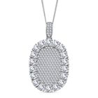 Moissanit Schmuckset 925 Silber rhodiniert ca. 5,99 ct.