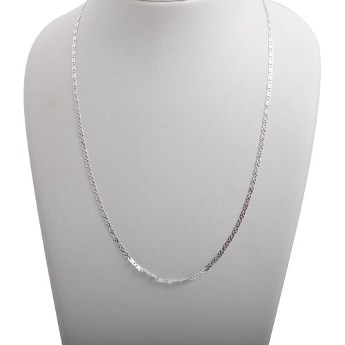 Diamantschliff Mariner-Kette in Silber image number 1