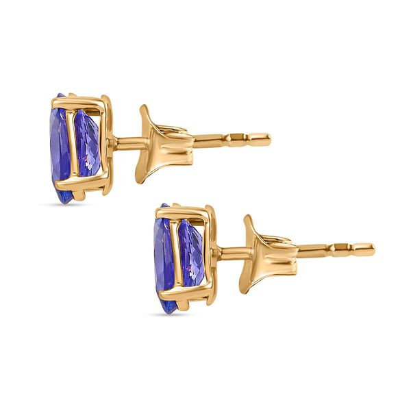 AAA Tansanit Ohrringe in 585 Gold - 2,23 ct. image number 5