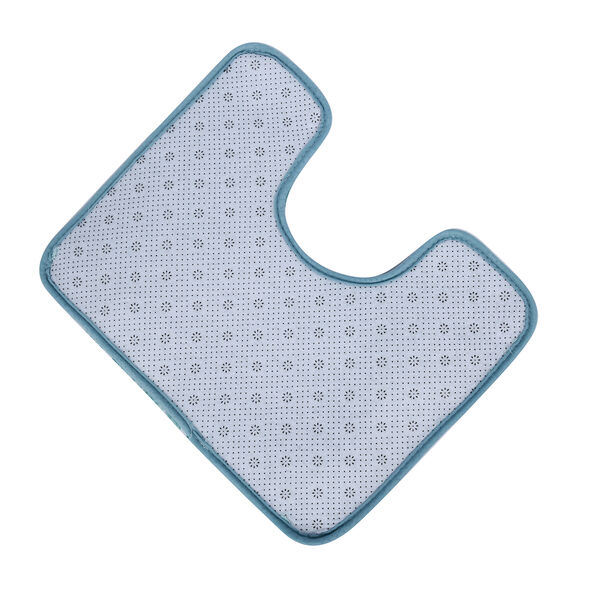 3er-Set Bad-Kollektion, extra weicher Duschvorleger 50x80 cm, WC-Vorleger 40x50 cm, WC-Deckel, Hellblau image number 7