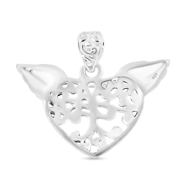 Royal Bali Kollektion- Herz Anh&auml;nger mit Engelsfl&uuml;geln image number 4