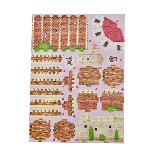 3D-Puzzle Märchenschloss, inkl. aller Werkzeuge, 30x26x27cm image number 5