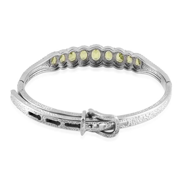 Natürlicher Peridot-Armreif, 19cm - 6,49 ct. image number 5