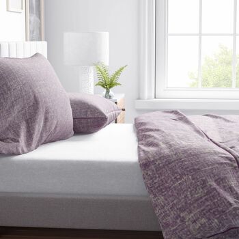 Bettw&auml;sche Set, 135x200cm, 80x80cm, Lavendel
