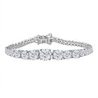 D’joy Moissanit Armband ca. 19 cm 925 Silber rhodiniert ca. 13.58 ct