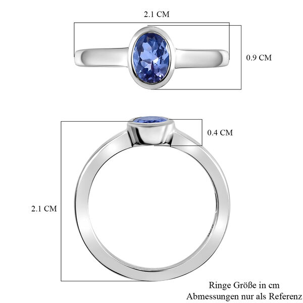 Tansanit Solit&auml;r Ring - 0,73 ct. image number 7