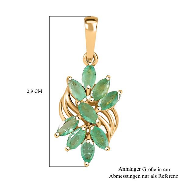 Kagem sambischer Smaragd-Anhänger - 1,16 ct. image number 6