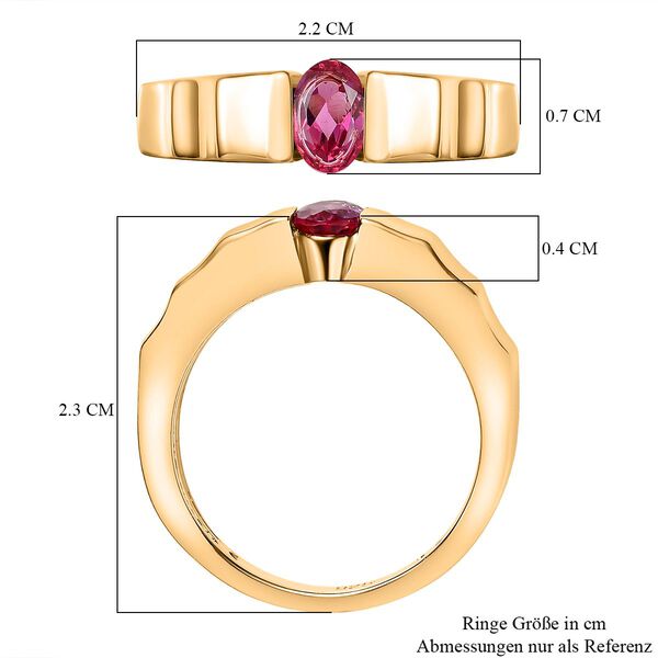 Labor roter Beryll-Ring - 0,45 ct. image number 7
