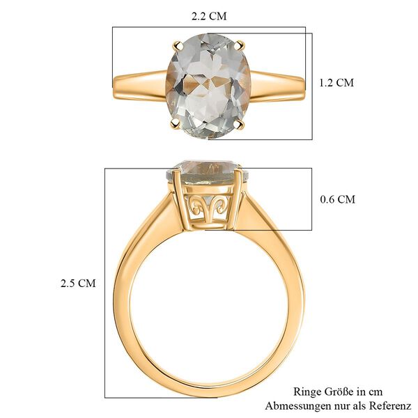 Prasiolith Ring - 3,37 ct. image number 7