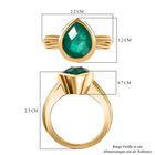 Smaragd Triplett Quarz Ring - 3,74 ct. image number 6