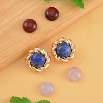 Vielseitige, austauschbare Edelstein-Ohrstecker