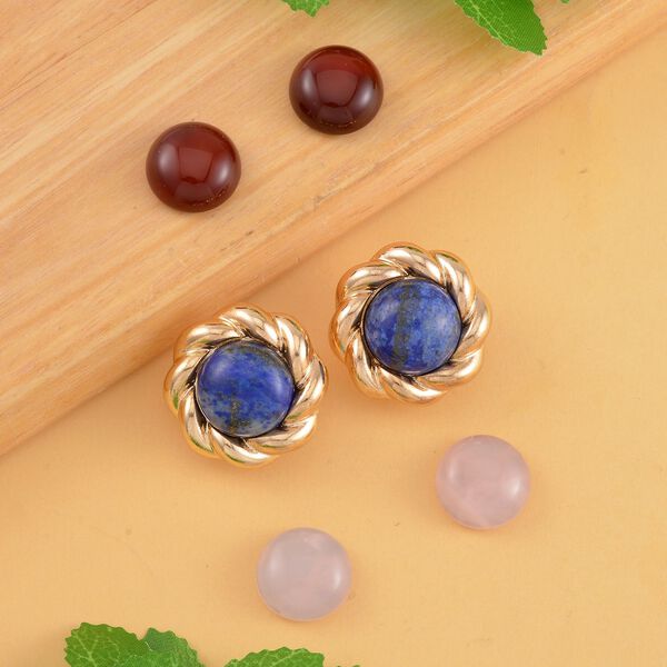 Vielseitige, austauschbare Edelstein-Ohrstecker image number 2