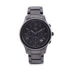 EON 1962, schwarze Keramikuhr mit Edelstahlgehäuse und Multifunktionsknopf, japanisches Uhrwerk, Saphirglas, 43mm, 5 bar wasserresistent