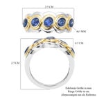 Kyanit Ring 925 Silber Bicolor  ca. 1,12 ct image number 6