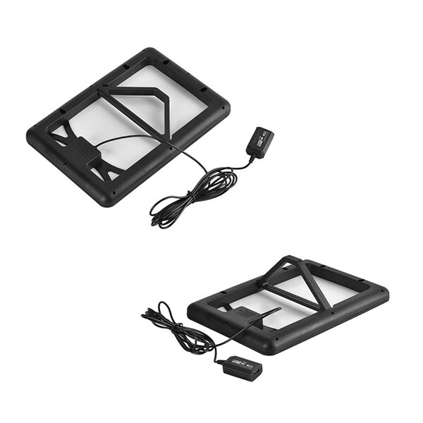 Mini Solarventilator mit LED Lichtern image number 6