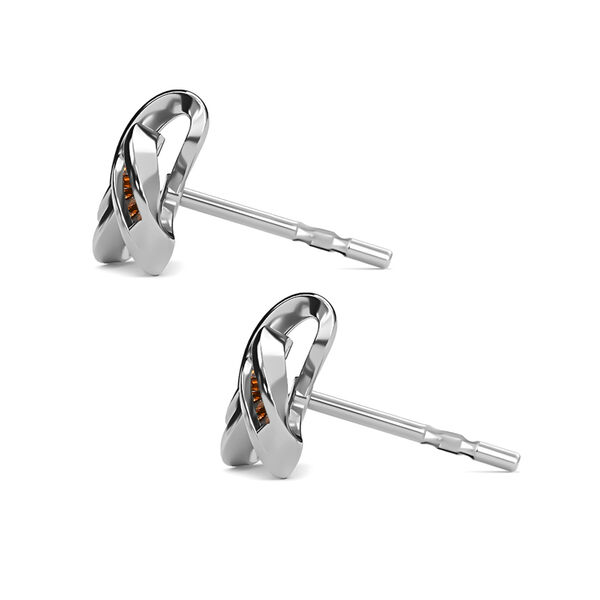 Rote Diamant-Ohrringe - 0,15 ct. image number 5