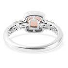 Natürlicher, äthiopischer Opal und Zirkon-Ring, 925 Silber platiniert  ca. 0,79 ct image number 5