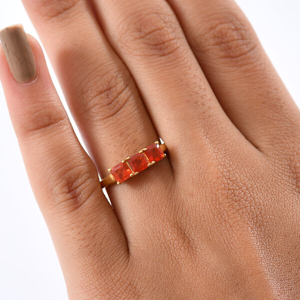 D'Joy AAAA Blaze Feueropal Ring - 0,68 ct. image number 3