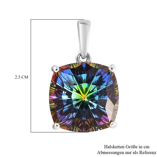 LUSTRO STELLA - &ouml;sterreichischer Vitrail Medium Kristall-Anh&auml;nger, 925 Silber platiniert ca. 11,12 ct image number 4