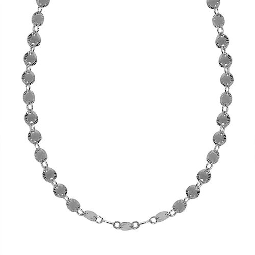 925 Silber rhodiniert Kette ca. 45 cm ca. 5,80g image number 0