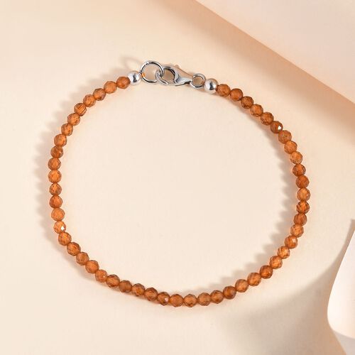 Hessonit Granat Armband, 19 cm - 15 ct. image number 1