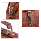 LA MAREY Crossbody Tasche aus 100% echtem Leder, Größe 21x11x18 cm, Braun image number 2