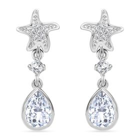 J Francis gefertigt mit SWAROVSKI- Zirkonia Ohrringe