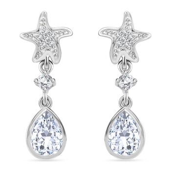 J Francis gefertigt mit SWAROVSKI- Zirkonia Ohrringe