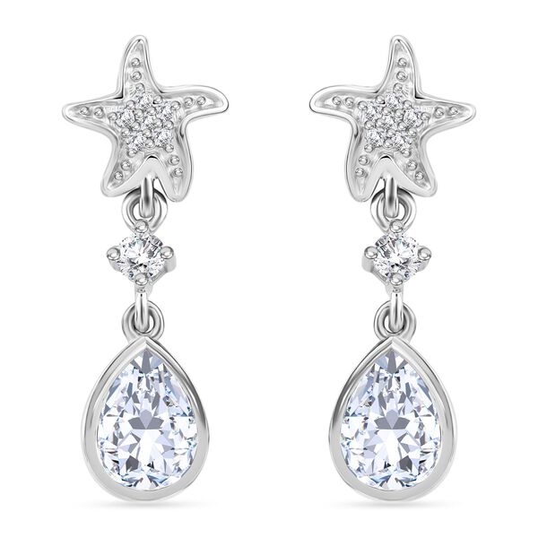 J Francis gefertigt mit SWAROVSKI- Zirkonia Ohrringe image number 0