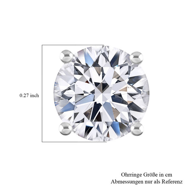 LUXURIANT IGI zertifizierte SI GH Labor-Diamant-Ohrringe - 2 ct. image number 5