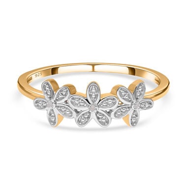 Floraler Diamant-Ring