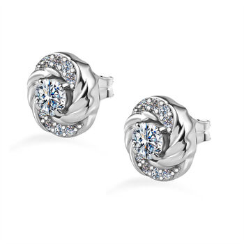 Moissanit Ohrringe - 0,63 ct.