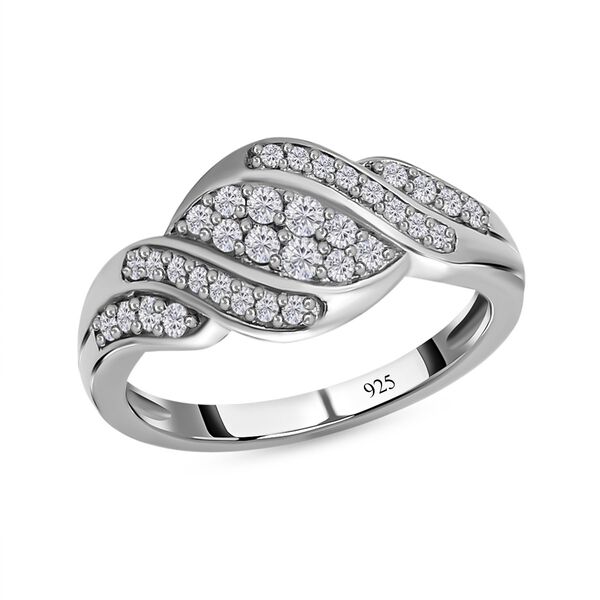 Wei&szlig;er Diamant-Ring - 0,33 ct. image number 3