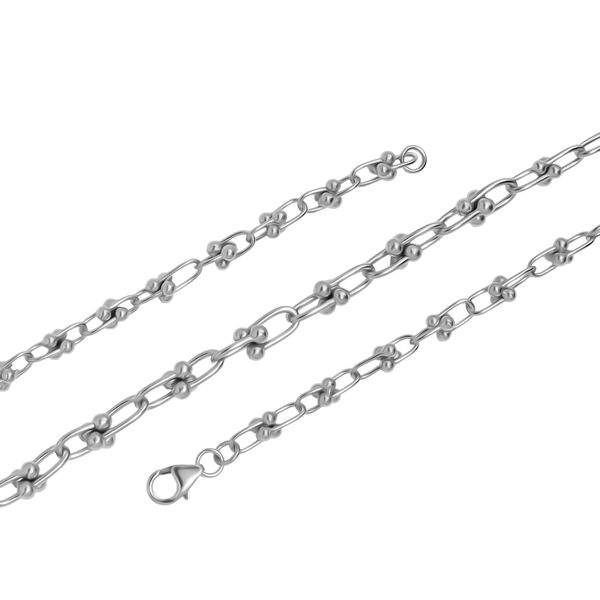 Halskette mit abgestuften Gliedern, 925 Silber image number 3