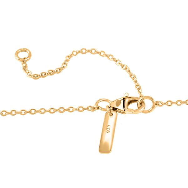 Clarte Flutter Kollektion- Multi Saphir und Moissanit Anhänger mit 45cm Kette - 1,63 ct. image number 4