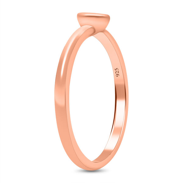 I2 Diamant Solit&auml;r Ring in Silber mit Ros&eacute;gold Vermeil image number 10