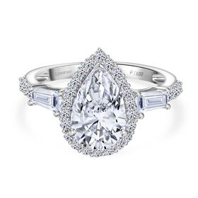 LUXURIANT IGI zertifizierter VS-EF Labor Diamant Ring in 950 Platin - 3 ct. LUXURIANT IGI zertifizierter VS-EF Labor Diamant Ring in 950 Platin - 3 ct.