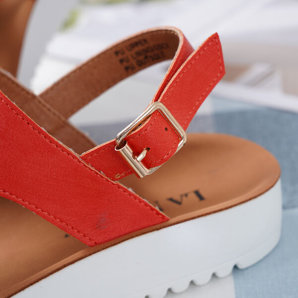 LA MAREY - Damen Sandalen, Größe 36, Orange image number 5