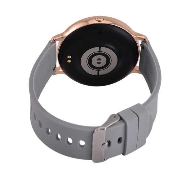 STRADA Hiwatch Plus Elegante Smartwatch - Ros&eacute;gold mit Grauem Silikonarmband, umfassende Gesundheits- und Sportfunktionen, Bluetooth 5.0 image number 5