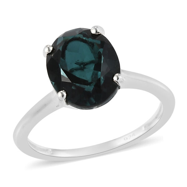 Alexandrit Triplett Quarz Solitär-Ring, 925 Silber  ca. 2,78 ct image number 4